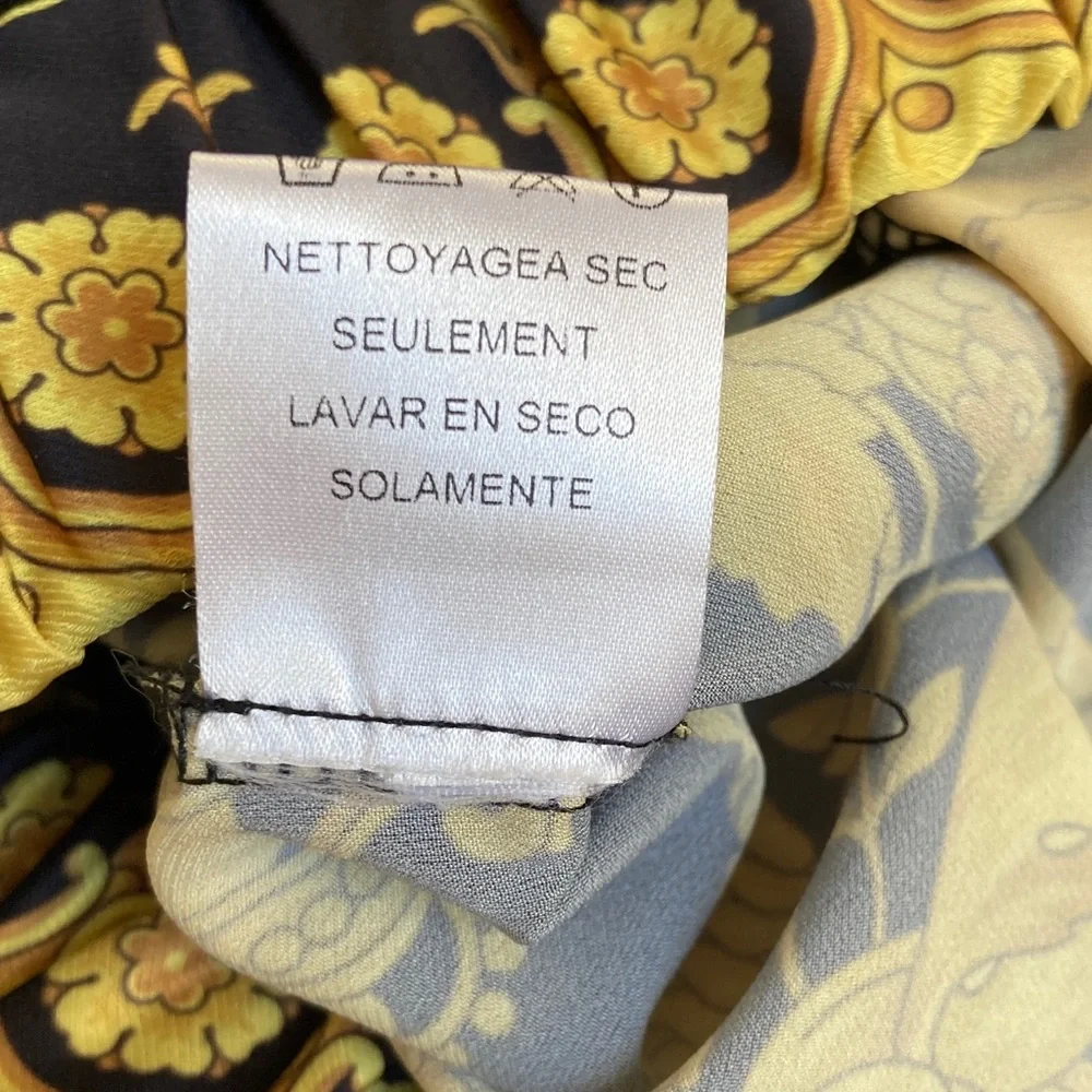 Versace Gold and Black Print Lounge Pants S - Picture 8 of 8